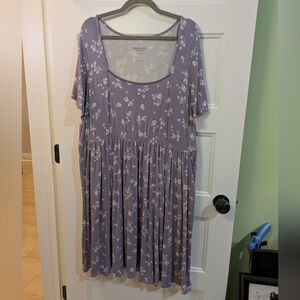 torrid Lavender Floral Jersey Top